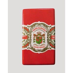 Gran Habano Red Wooden Cigar Box Corojo #5 Handmade In Honduras